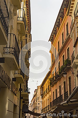 Granada Albaicin Alhambra arab city heritage of humanity and his Stock Photo