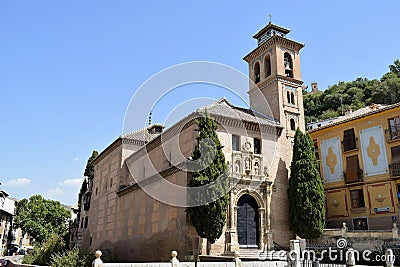 Granada great historic city of Spain-Andalusia, Old Town Stock Photo