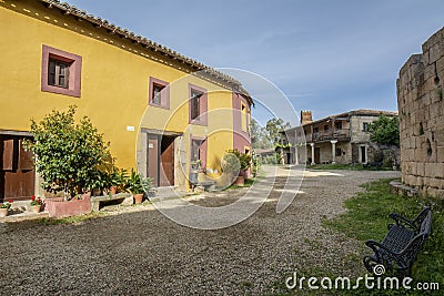 Granadilla, abandoned village in Extremadura, Spain Editorial Stock Photo