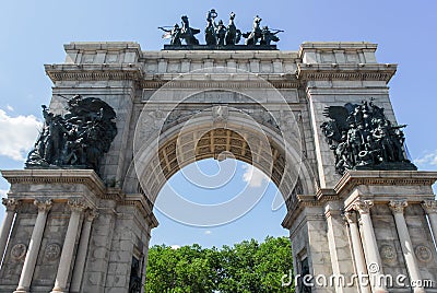 Grand Army Plaza - Brooklyn, New York Editorial Stock Photo