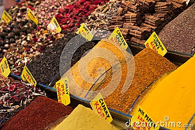 Grand bizzaar spice market Stock Photo