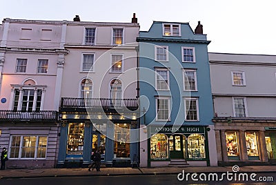 Grand cafe, High street, Oxford Editorial Stock Photo