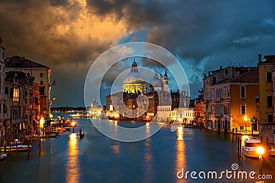 Grand Canal in Venice Stock Photo