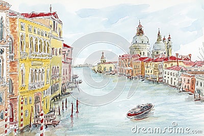 The Grand Canal. Venice, Italy Stock Photo