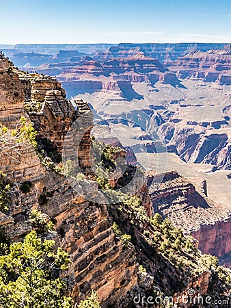 Grand Canyon Arizona Views Stock Photo