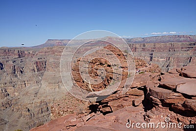 The Grand Canyon`s West Rim a55 Editorial Stock Photo