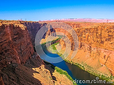 Grand Canyon Lake Powell Stock Photo