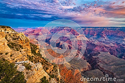 Grand Canyon Landscape Stock Photo