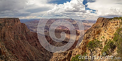 Grand Canyon National Park, South Rim, Arizona / Nevada, USA : [ Canyon panoramic views, Colorado river Stock Photo