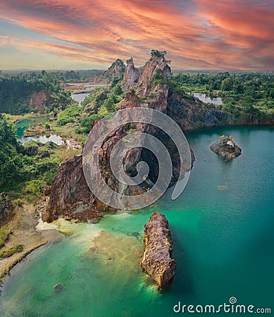 Grand Canyon Nong Bu in Chanthaburi, Thailand Stock Photo