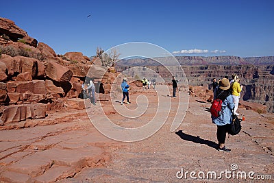 The Grand Canyon`s West Rim b43 Editorial Stock Photo