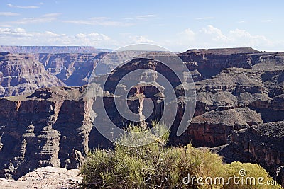 The Grand Canyon`s West Rim b39 Stock Photo