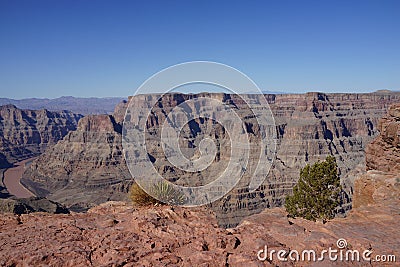 The Grand Canyon`s West Rim b22 Stock Photo