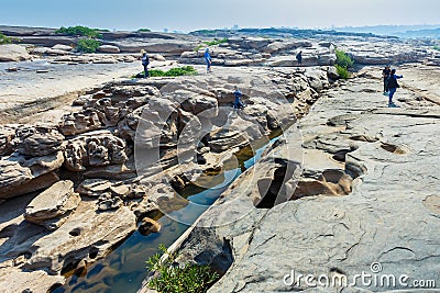 Grand Canyon ,UBON RATCHATHANI,THAILAND,Hat Chom Dao . Editorial Stock Photo