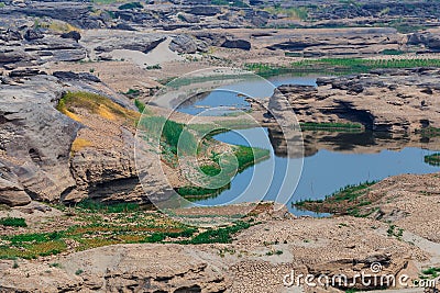 Grand Canyon ,UBON RATCHATHANI,THAILAND,Hat Chom Dao . Stock Photo