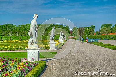 Grand Cascade at Herrenhausen palace in Hannover, Germany Editorial Stock Photo