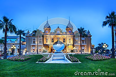 Grand Casino Monte Carlo Stock Photo