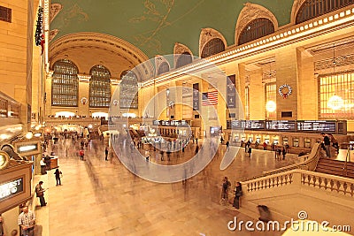 Grand Central railway station interior, New York, USA Editorial Stock Photo