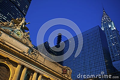 Grand Central Station, Chrysler Editorial Stock Photo