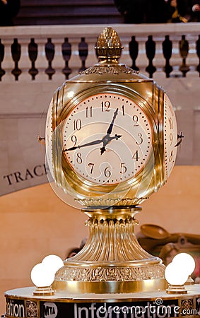 Grand Central Station Clock New York City Editorial Stock Photo