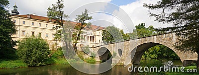Grand-Ducal Palace of Weimar Stock Photo