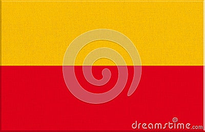 Grand Duchy of Mecklenburg-Strelitz flag. Historical part of Germany Stock Photo