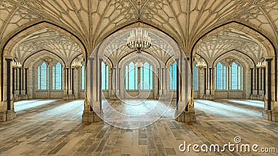 Grand hall Stock Photo