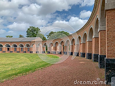 The Grand Hornu, Mons, Belgium Editorial Stock Photo