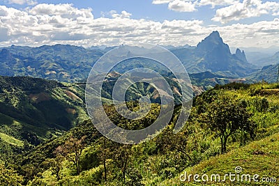 The grand Lanscape in Luang Prabang, Laos Stock Photo