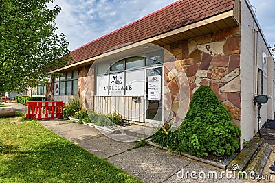 GRAND LEDGE, UNITED STATES - Jun 21, 2020: Tate\'s Playhouse Daycare in Grand Ledge Editorial Stock Photo