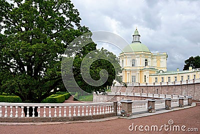 Grand Menshikov palace in Oranienbaum ï¿½ Lomonosov, St-Petersbur Stock Photo