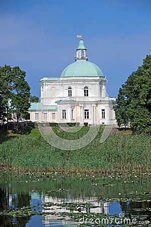 The Grand (Menshikov) Palace. Oranienbaum, Russia) Stock Photo