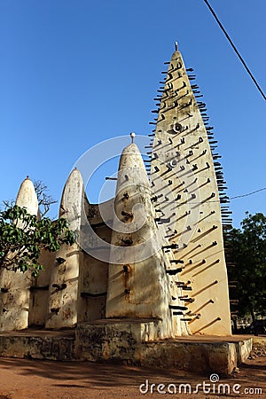 Grand Mosque, Burkina Faso Stock Photo