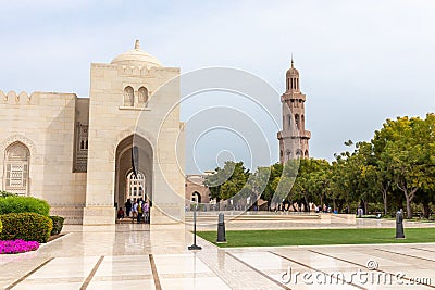 The Grand Mosque in Muscat Oman Editorial Stock Photo