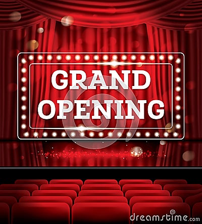 Grand Opening. Stock Photo