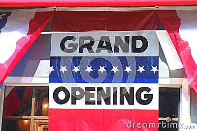 Grand Opening Stock Photo