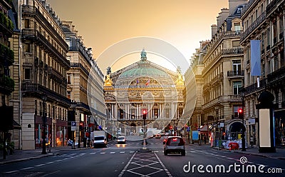 Grand Opera in Paris Stock Photo