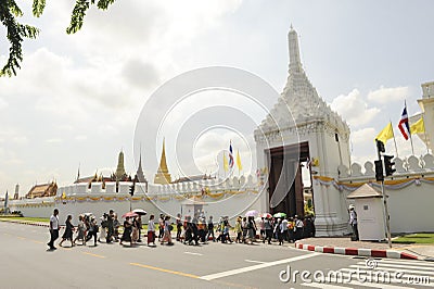 Bangkok Royal Grand Palace Editorial Stock Photo