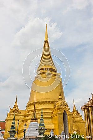 grand palace and Wat Phra Kaew of thailand Stock Photo