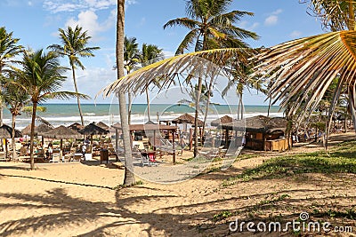 Grand Palladium beach resort bar II Editorial Stock Photo