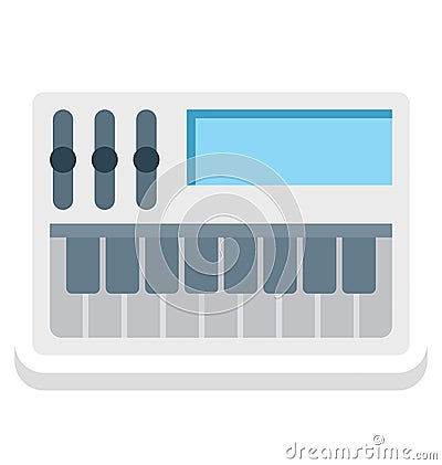 grand piano, clavichord Vector Icon that can be easily modified or edit Vector Illustration