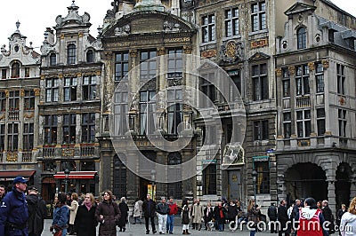 The Grand Place in Brussels, Belgium Editorial Stock Photo