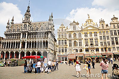 Grand place, Brussels Editorial Stock Photo