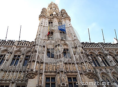 Grand Place or Grote Markt at Brussels Belgium Stock Photo