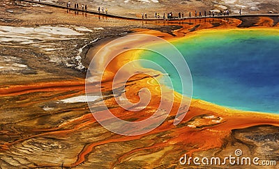 Grand Prismatic Stock Photo