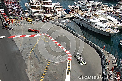 Grand Prix Monaco 2009 Editorial Stock Photo