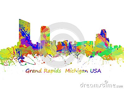 Grand Rapids Michigan USA Stock Photo