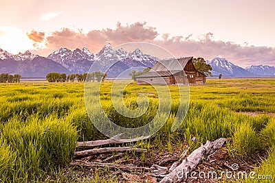 Grand Teton Mountains, Wyoming. Stock Photo