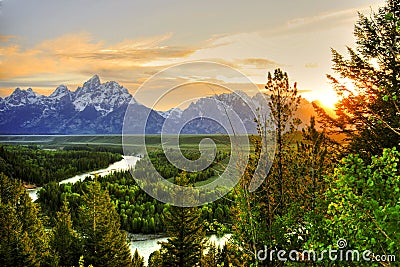 Grand Teton National Park Stock Photo