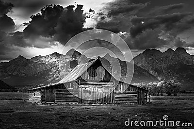 Grand Teton National Park Mormon Row Stock Photo